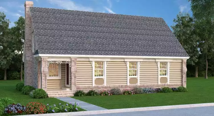 image of small farmhouse plan 2997